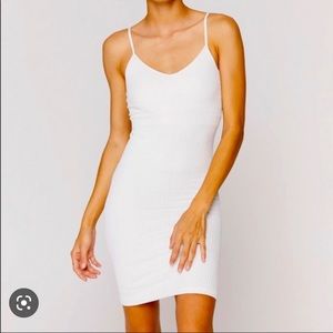 NWT Spiritual Gangster white fitted stretch dress